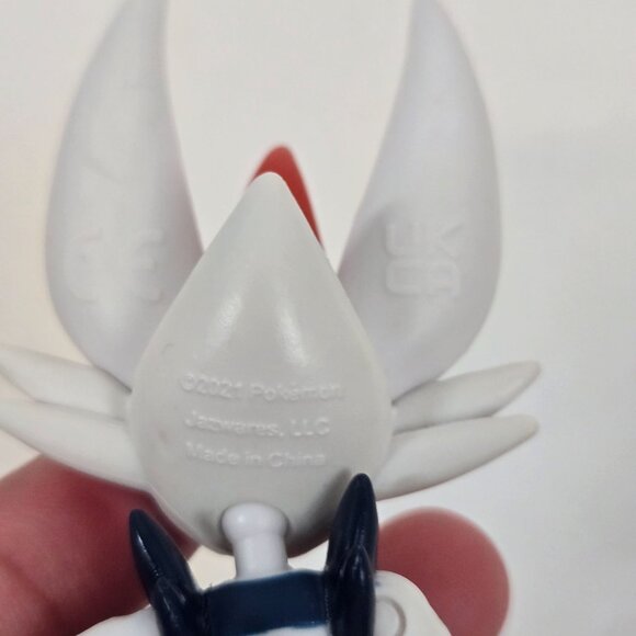 Pokemon Cinderace Action Figure Battle Feature Kicking Leg 2021 Jazwares 5" - Picture 7 of 7